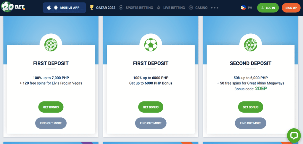 Casino betting