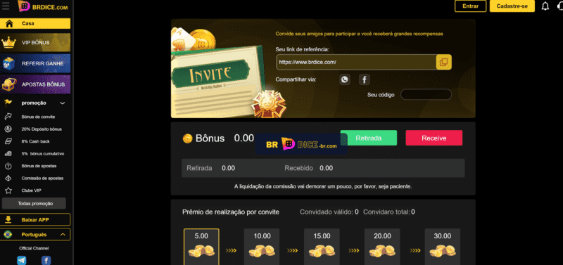 Site de apostas com bonus de cadastro
